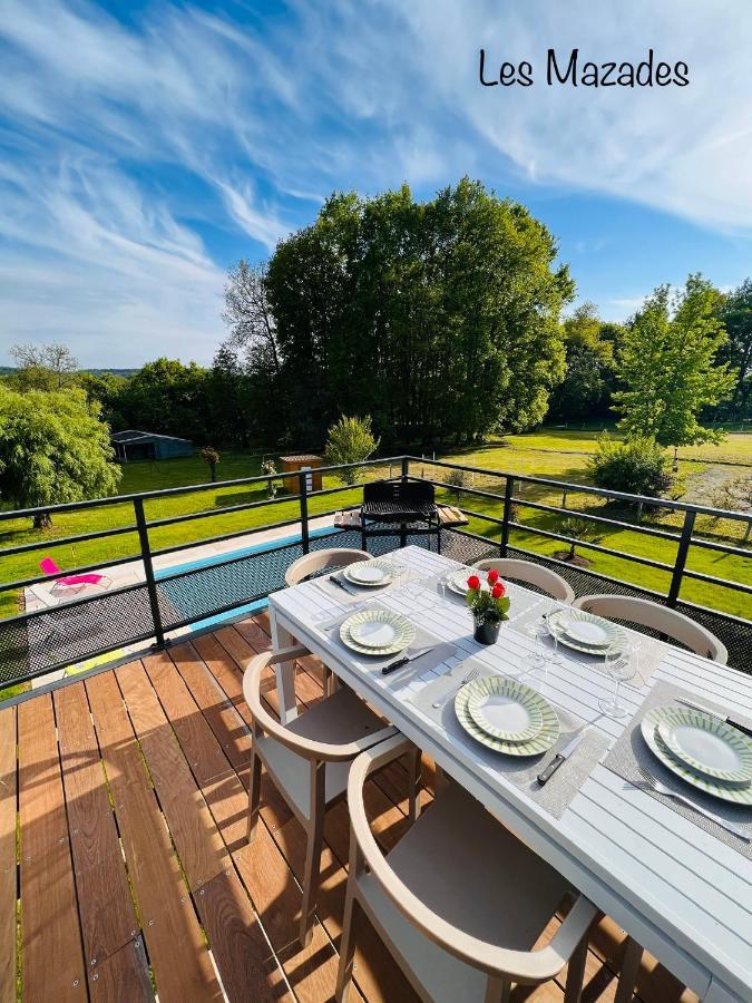 Les Mazades A 10 Min De Perigueux Avec Piscine Chauffee, Meuble De Tourisme Classe 3 Etoiles Annesse-et-Beaulieu Luaran gambar